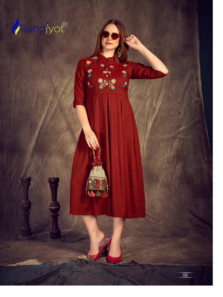 Herry Vol-3 Whosale Rayon Kurti Set Herry Vol-3 Whosale Rayon Kurti Set